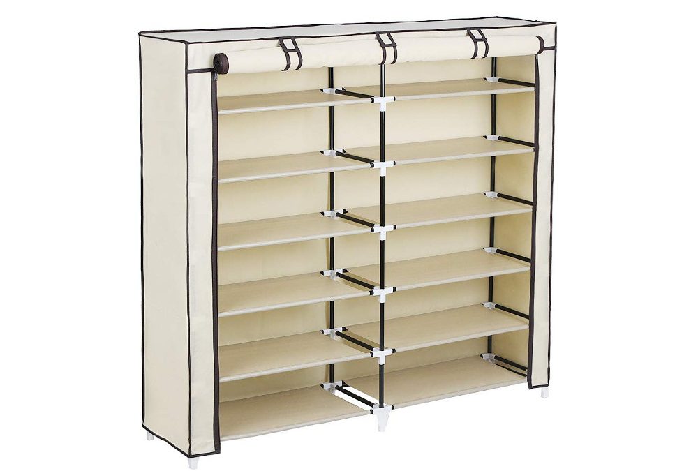 Schuhregal mit 7 Ebenen von SONGMICS | moebel-und-wohnideen.de