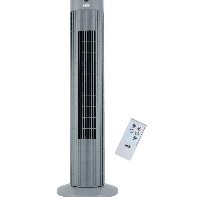 ANSIO oszillierender Turmventilator – Kühle an heißen Sommertagen